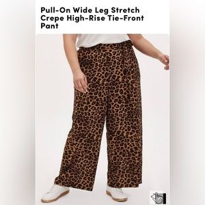 NWOT Torrid Cheetah Print Pants Size 2/2X